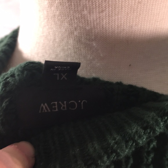 J. Crew Shaker Stitch Knit Chunky Heavy Fisherman Sweater, Size XL - Picture 5 of 7